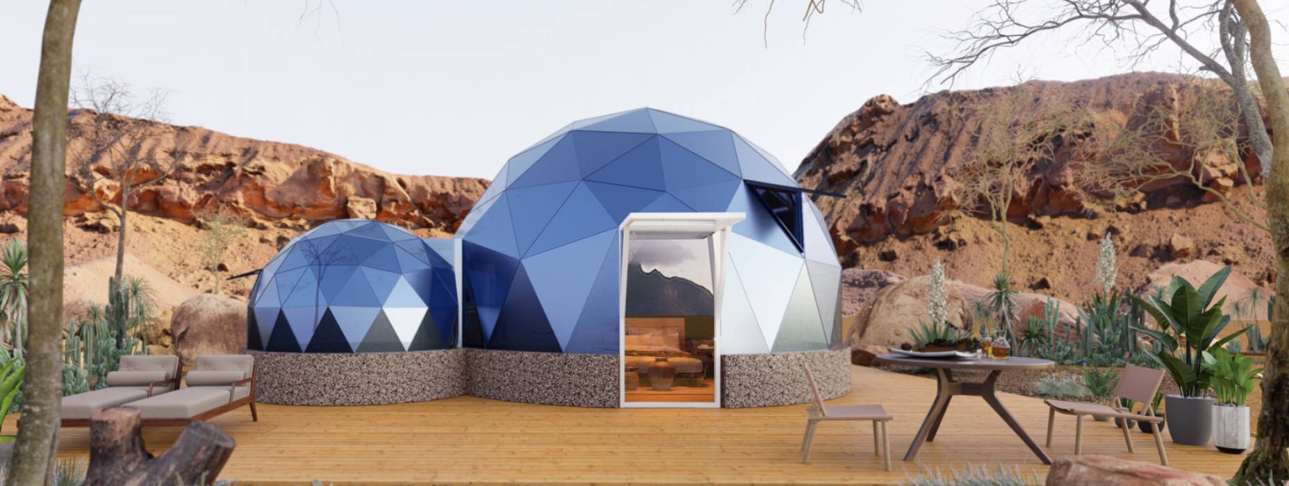 西工区球形智能光伏玻璃星空房